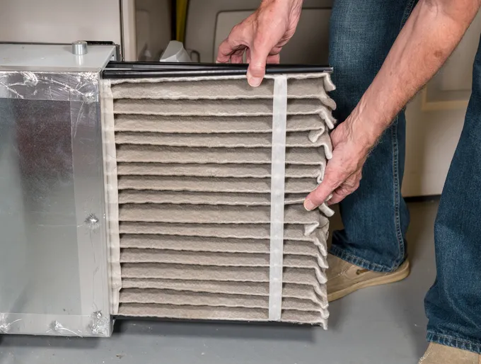 Furnace filter repairing