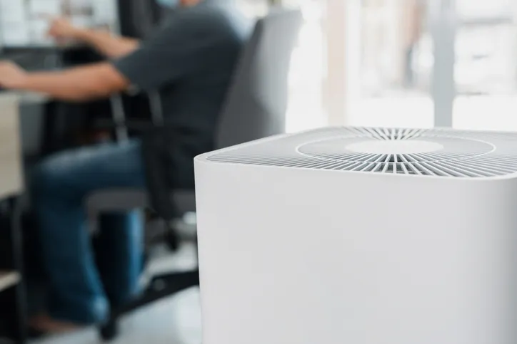 Air purifier in home