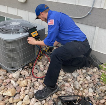 tech doing repair